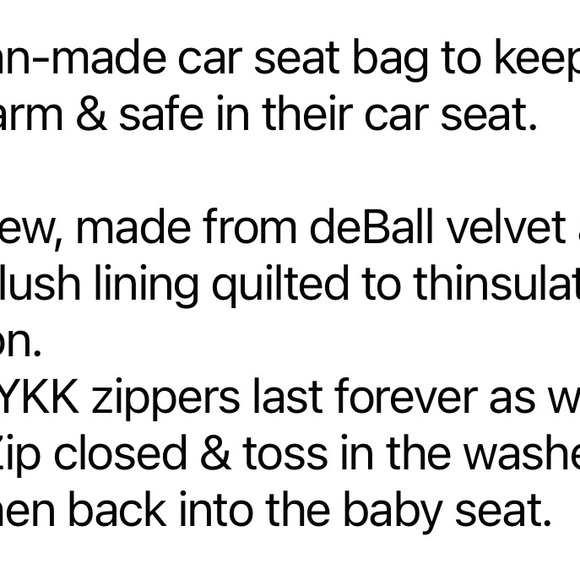 Baby Car Seat Cocoon - Picture 2 of 8